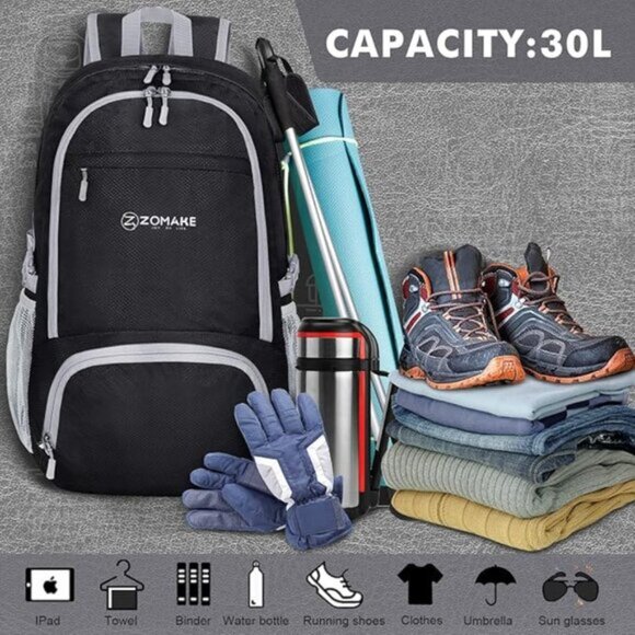 ZOMAKE Lightweight Packable Backpack - Picture 5 of 11